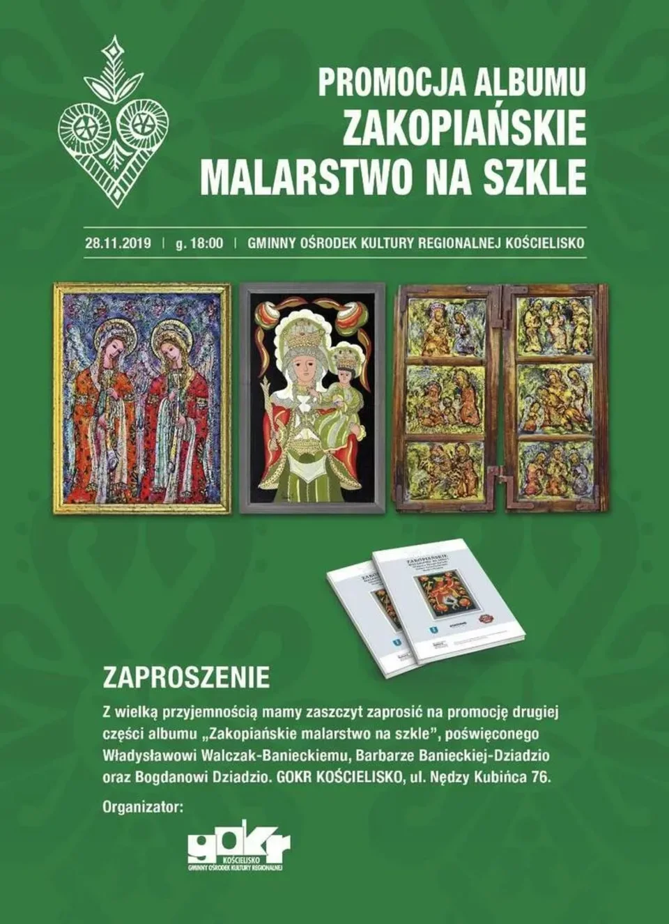 PROMOCJA ALBUMU ZAKOPIAŃSKIE MALARSTWO NA SZKLE