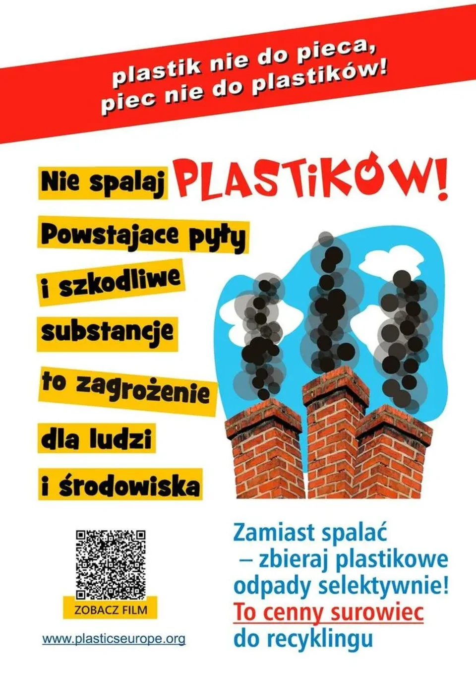 W trosce o czyste powietrze - kampania edukacyjno-społeczna "Plastik nie do pieca - piec nie do