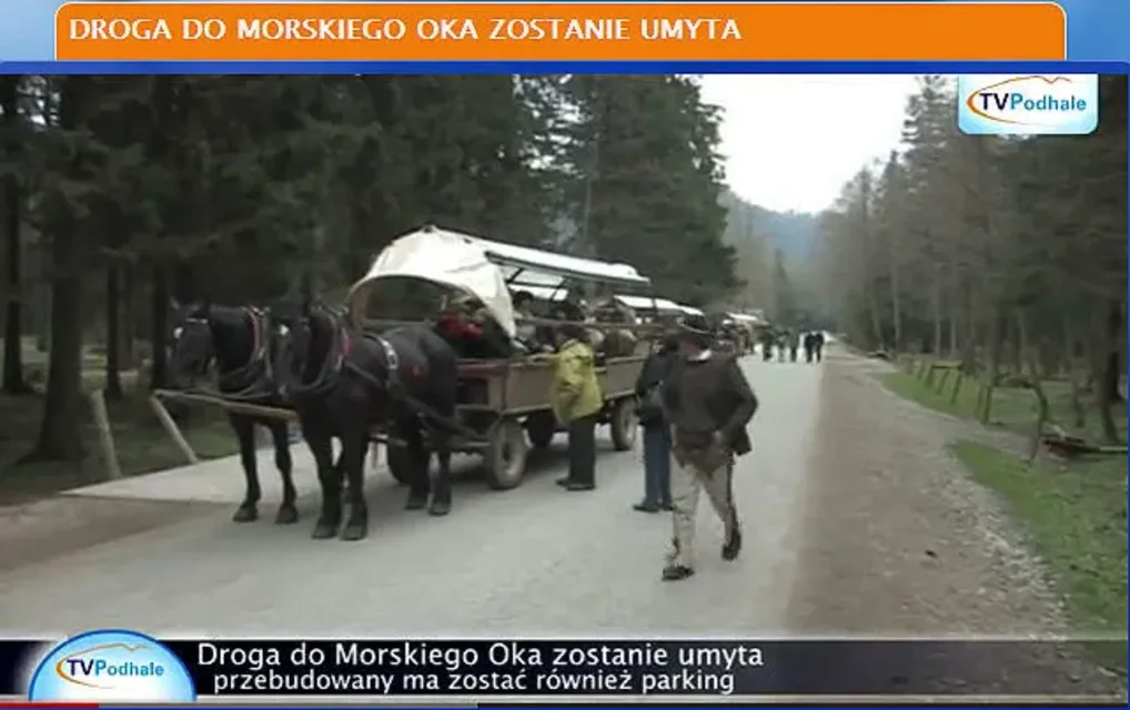 Droga do Morskiego Oka zostanie umyta