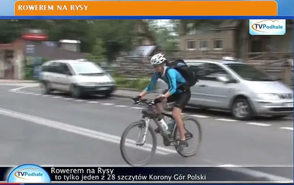 Rowerem na Rysy