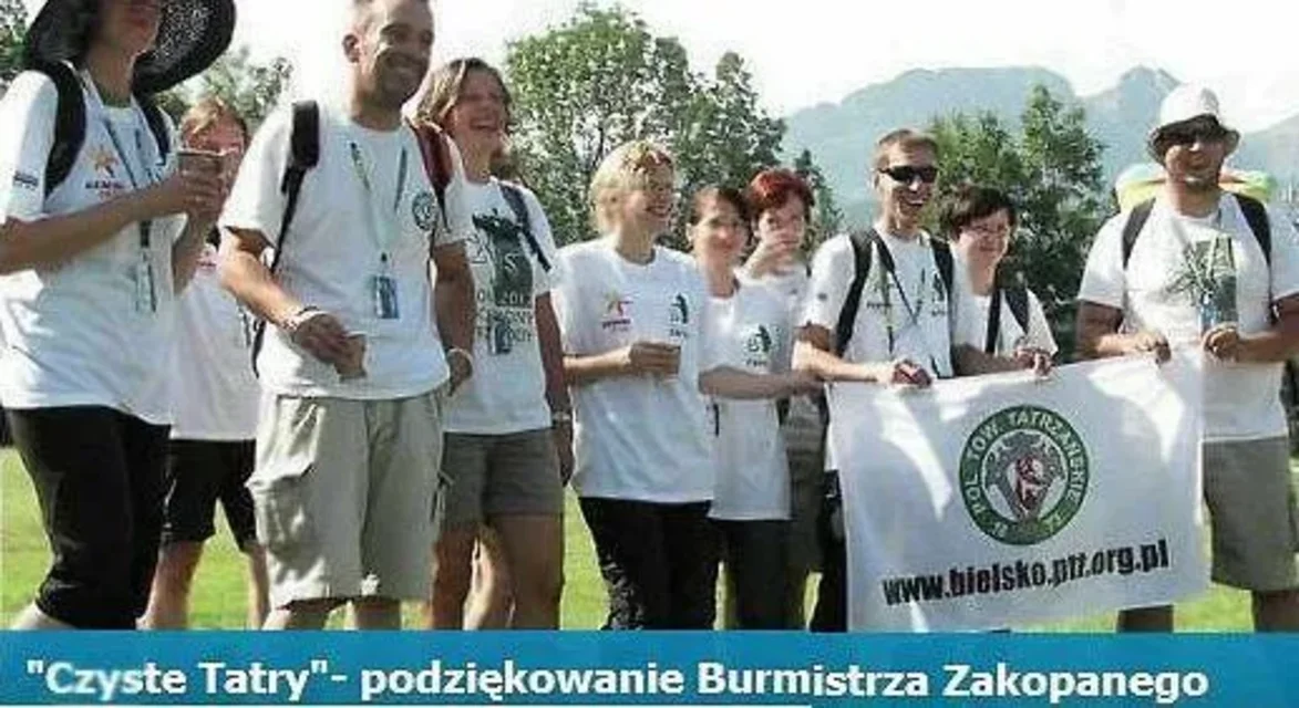"Czyste Tatry"- podziękowanie Burmistrza Zakopanego