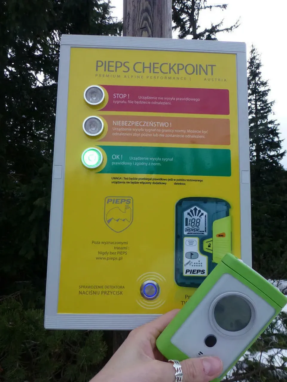 Check point na Hali Gąsienicowej
