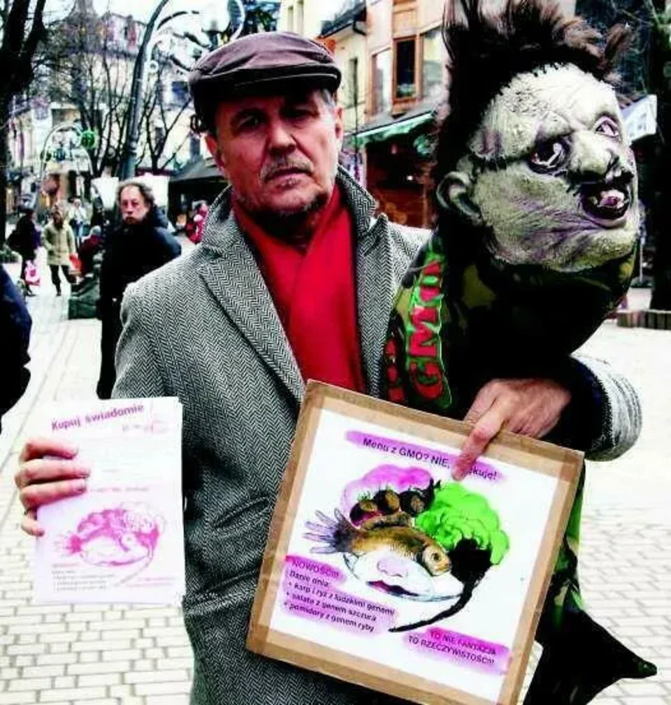 Sir Rose protestował na Krupówkach