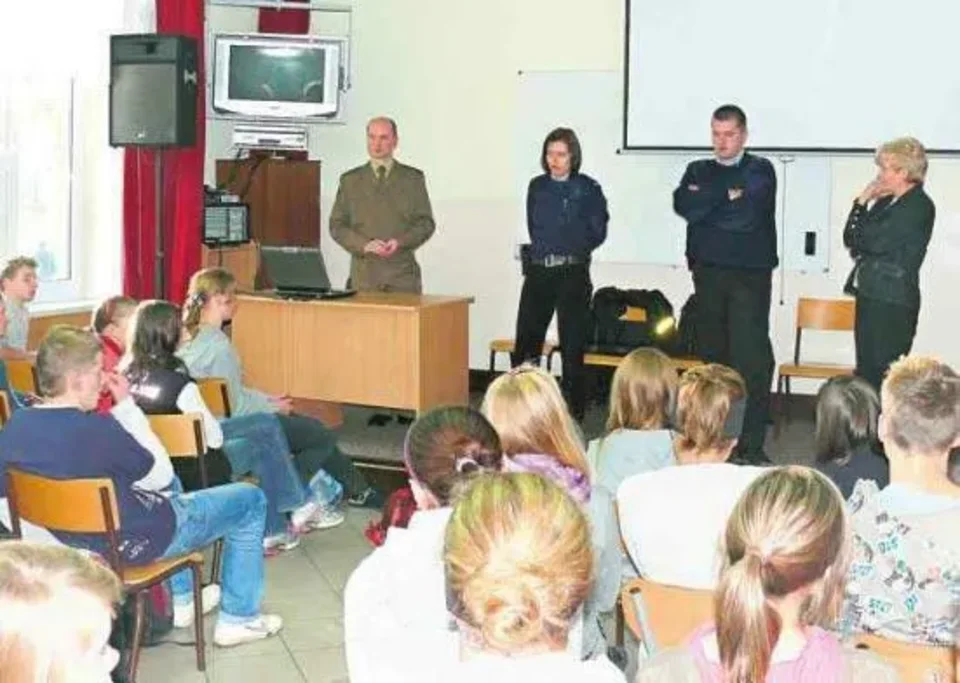 Mundurowi u sportowców