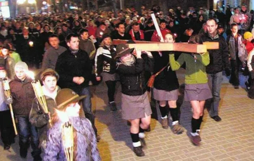 Niedziela Palmowa. Zakopiańczyków Droga Krzyżowa