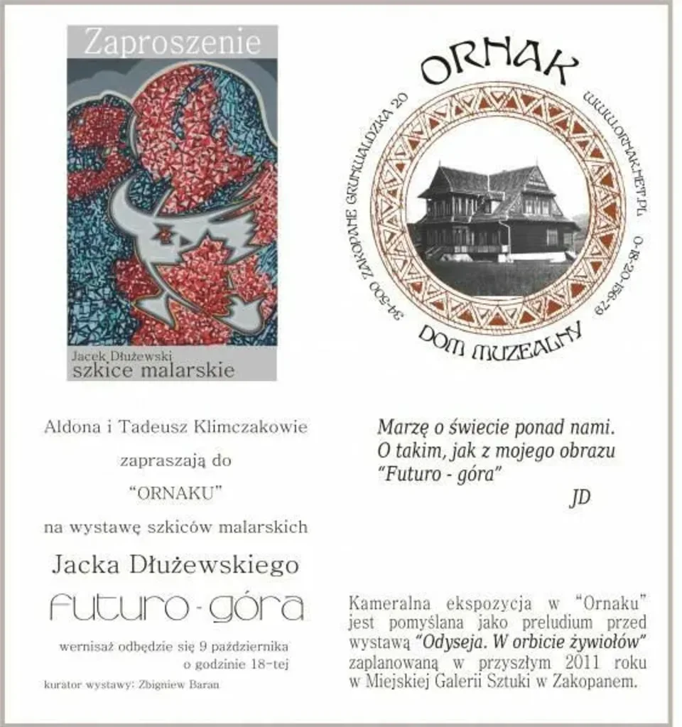 "Futuro-góra" Jacka Dłużewskiego
