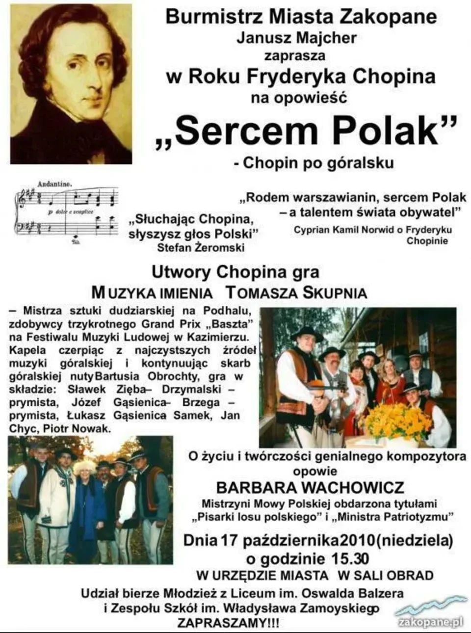 „Sercem Polak”, czyli Chopin po góralsku