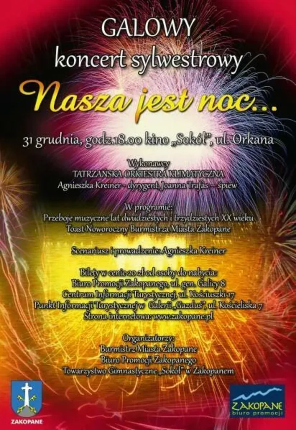 Galowy Koncert Sylwestrowy "Nasza jest noc..."