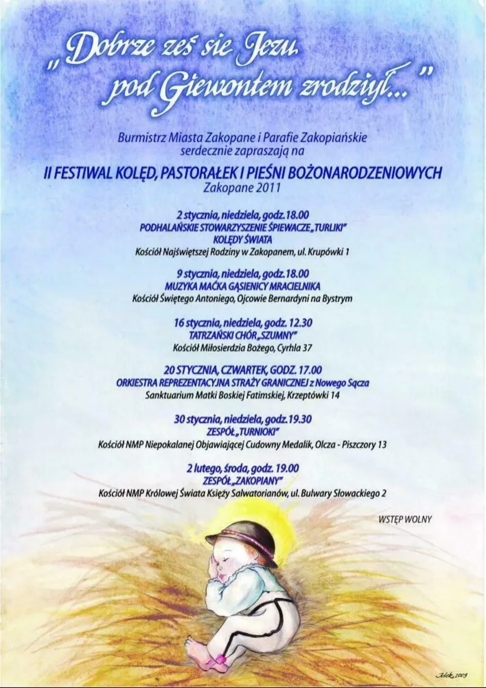 II Festiwal Kolęd, Pastorałek i Pieśni Bożonarodzeniowych