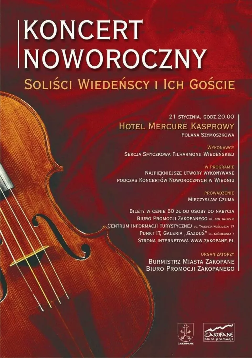 Pierwszy raz w Zakopanem zagrają filharmonicy wiedeńscy!