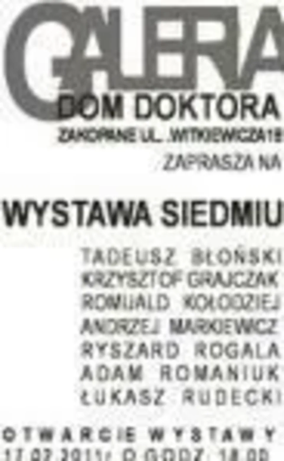 Siedmiu w Domu Doktora