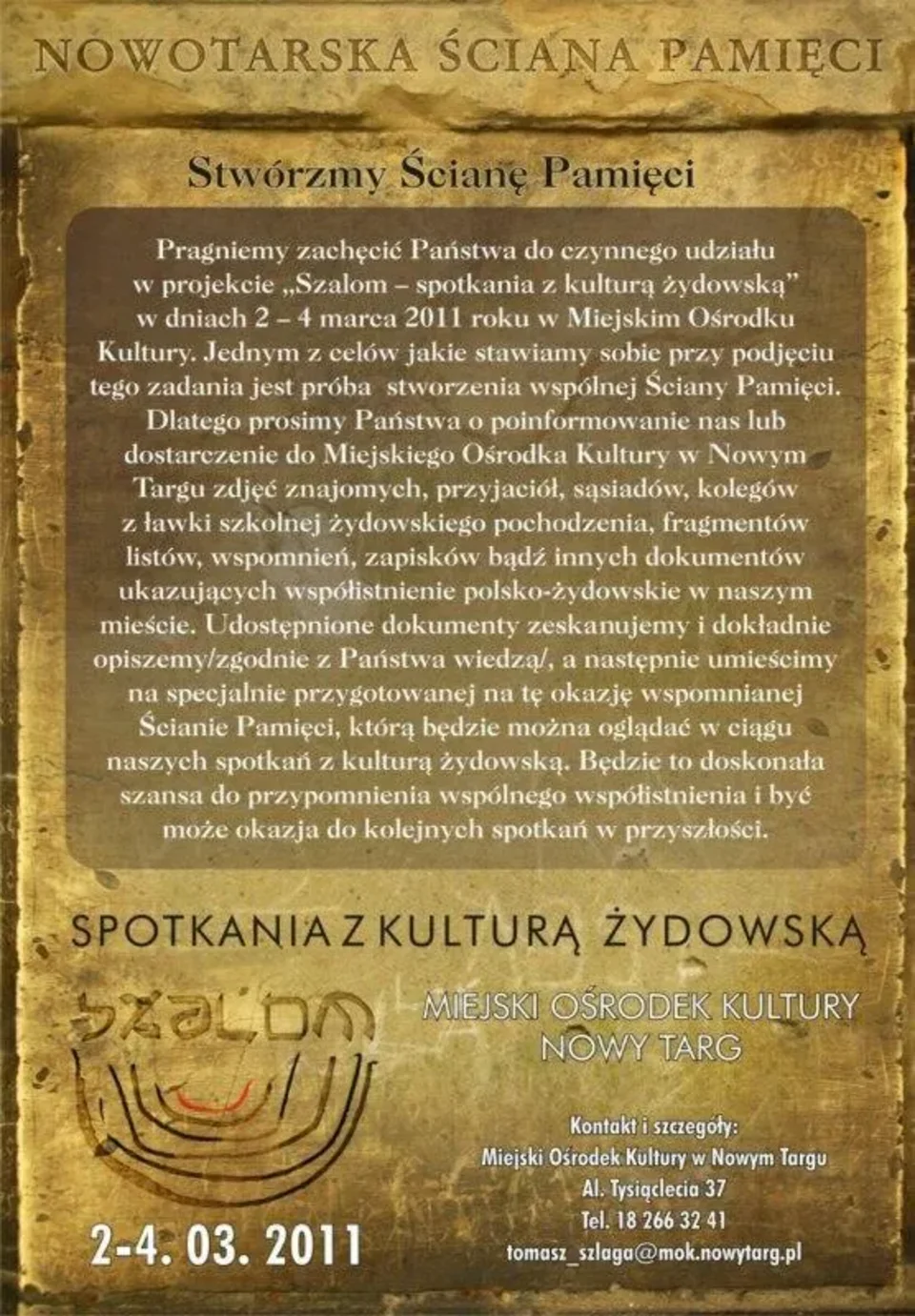 Stwórzmy Ścianę Pamięci