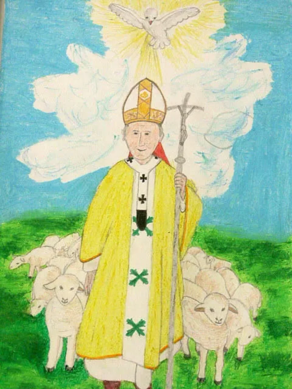 Konkurs plastyczny pt. "Jan Paweł II w oczach dziecka"