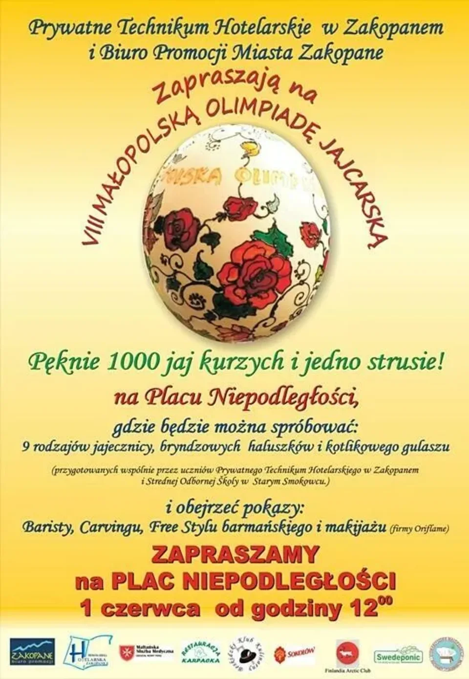 Zakopane: Małopolska Olimpiada Jajcarska
