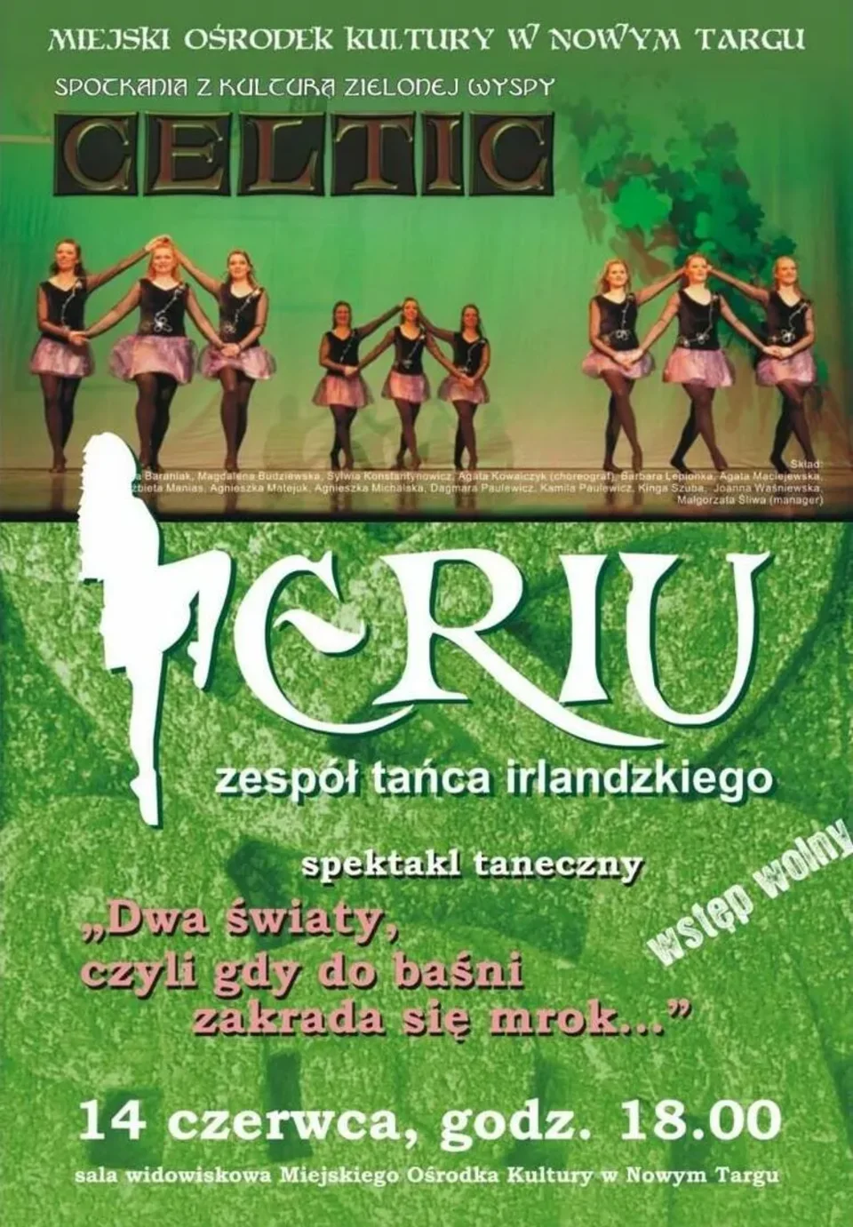 Spektakl taneczny Eriu