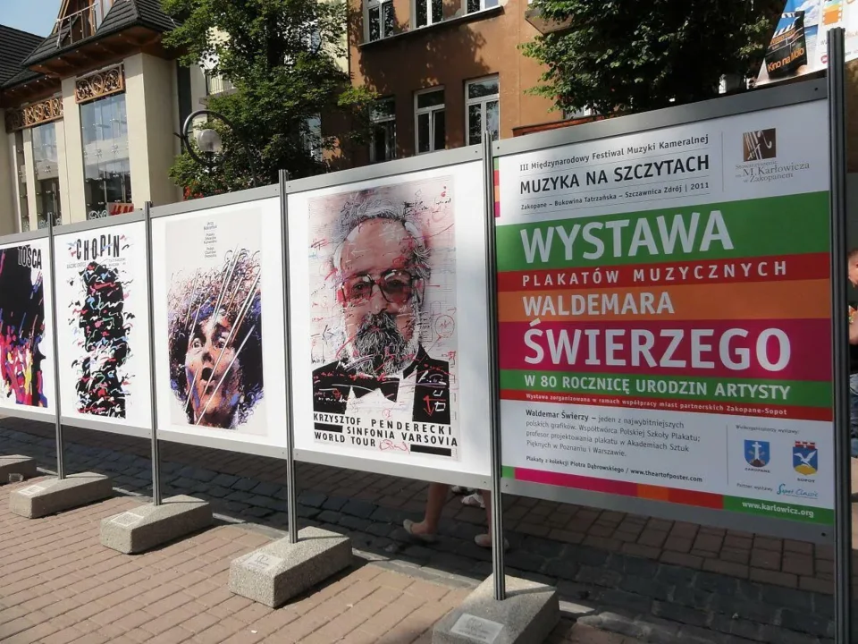 Wystawa plakatów Waldemara Świerzego w Zakopanem