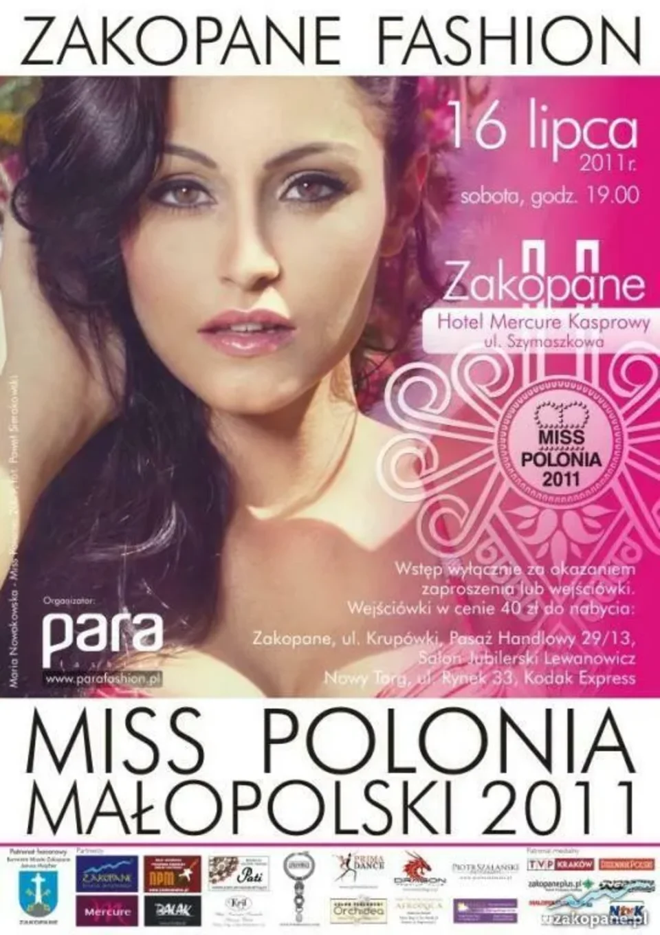 Już 16 lipca finał Miss Polonia Małopolski