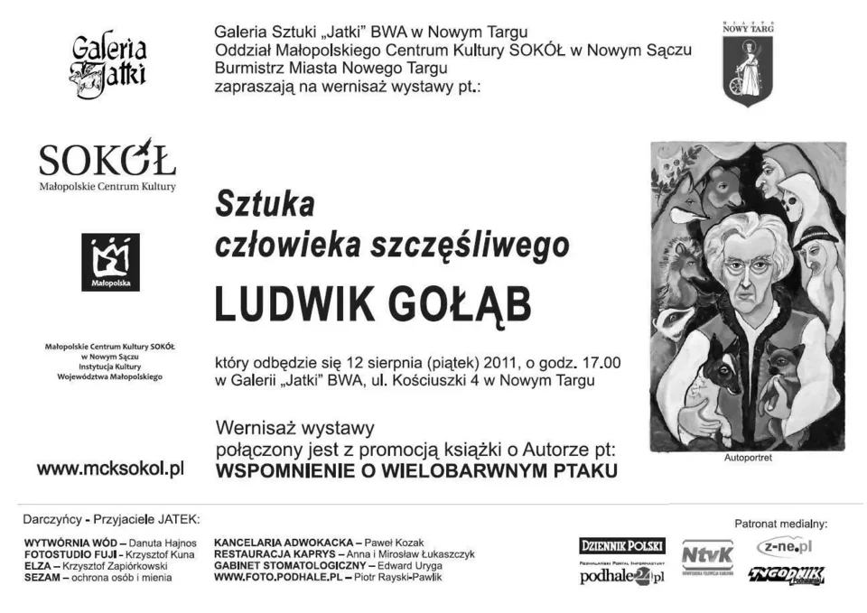 Sztuka człowieka szczęśliwego w Galerii Sztuki „Jatki” BWA w Nowym Targu