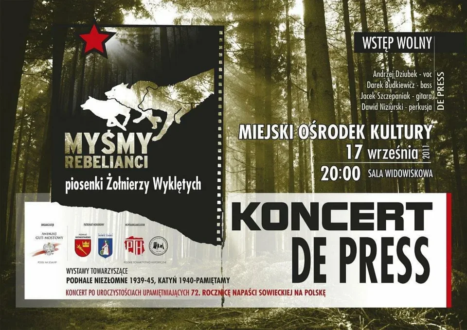 Nowy Targ: koncert De Press