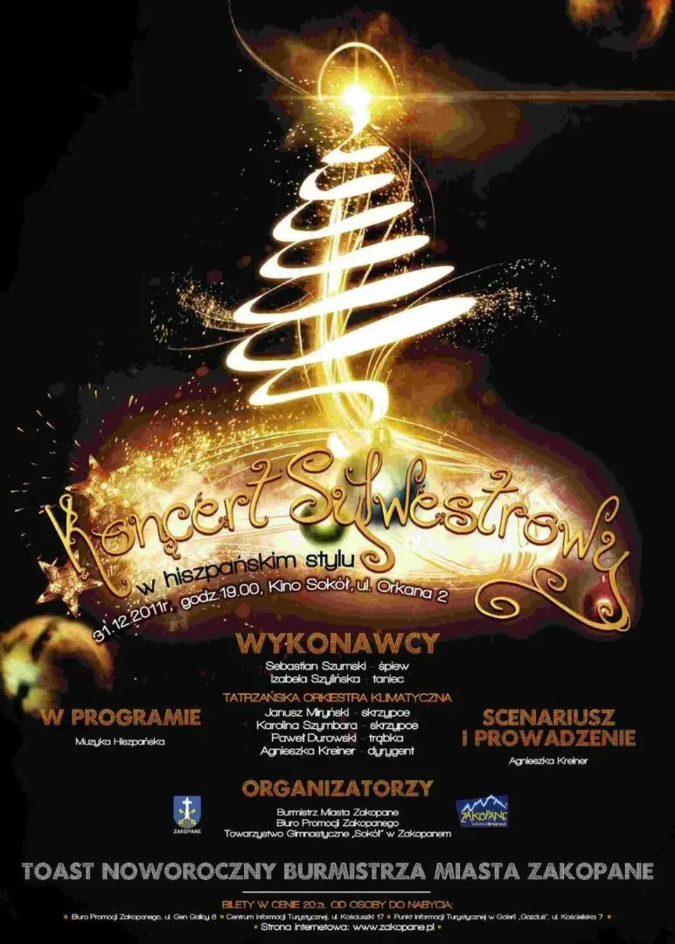 Doroczny Koncert Sylwestrowy Tatrzańskiej Orkiestry Klimatycznej