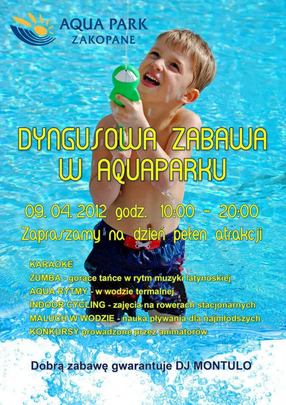 Dyngusowa zabawa w Aquaparku