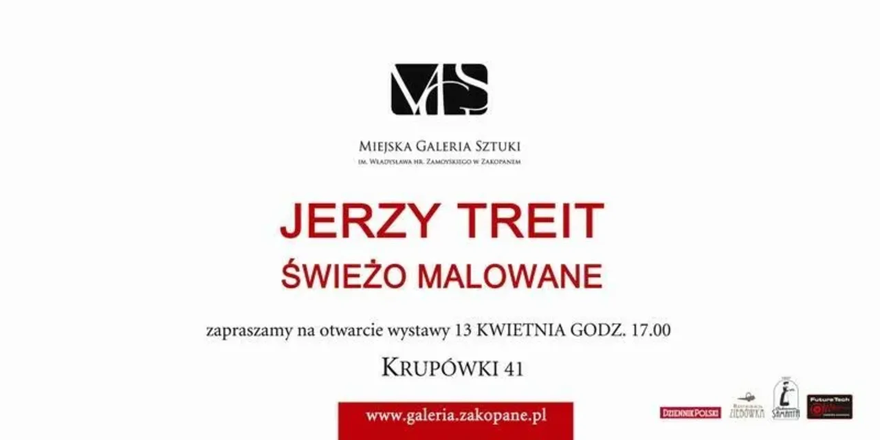 Wernisaż wystawy Jerzego Treita - "Świeżo malowane"