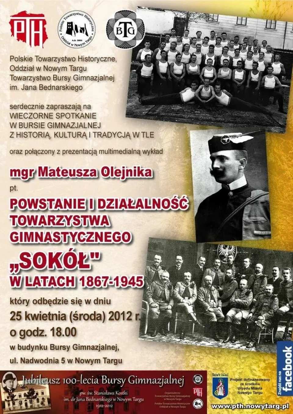 POWSTANIE I DZIAŁALNOŚĆ TOWARZYSTWA GIMNASTYCZNEGO „SOKÓŁ" W LATACH 1867-1945