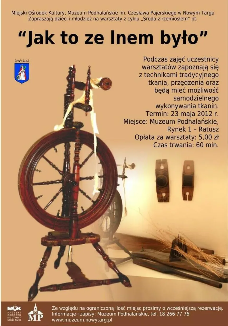 Środa z rzemiosłem "Jak to ze lnem było"