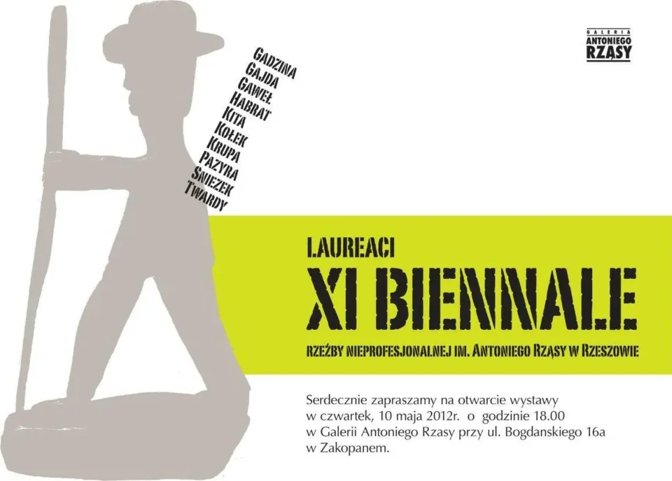 Wernisaż wystawy LAUREACI XI BIENNALE RZEŹBY NIEPROFESJONALNEJ IM. ANTONIEGO RZĄSY W RZESZOWIE