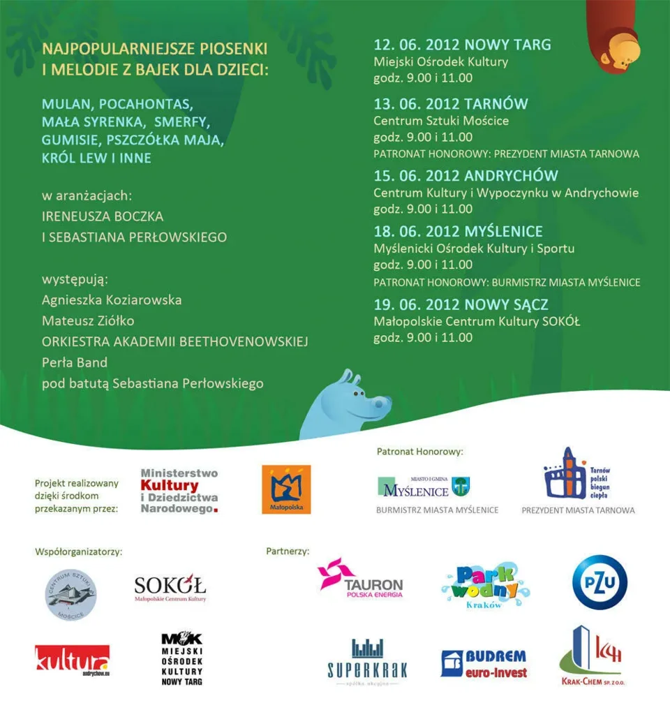 Koncert muzyczny „Bajkowe Melodie”