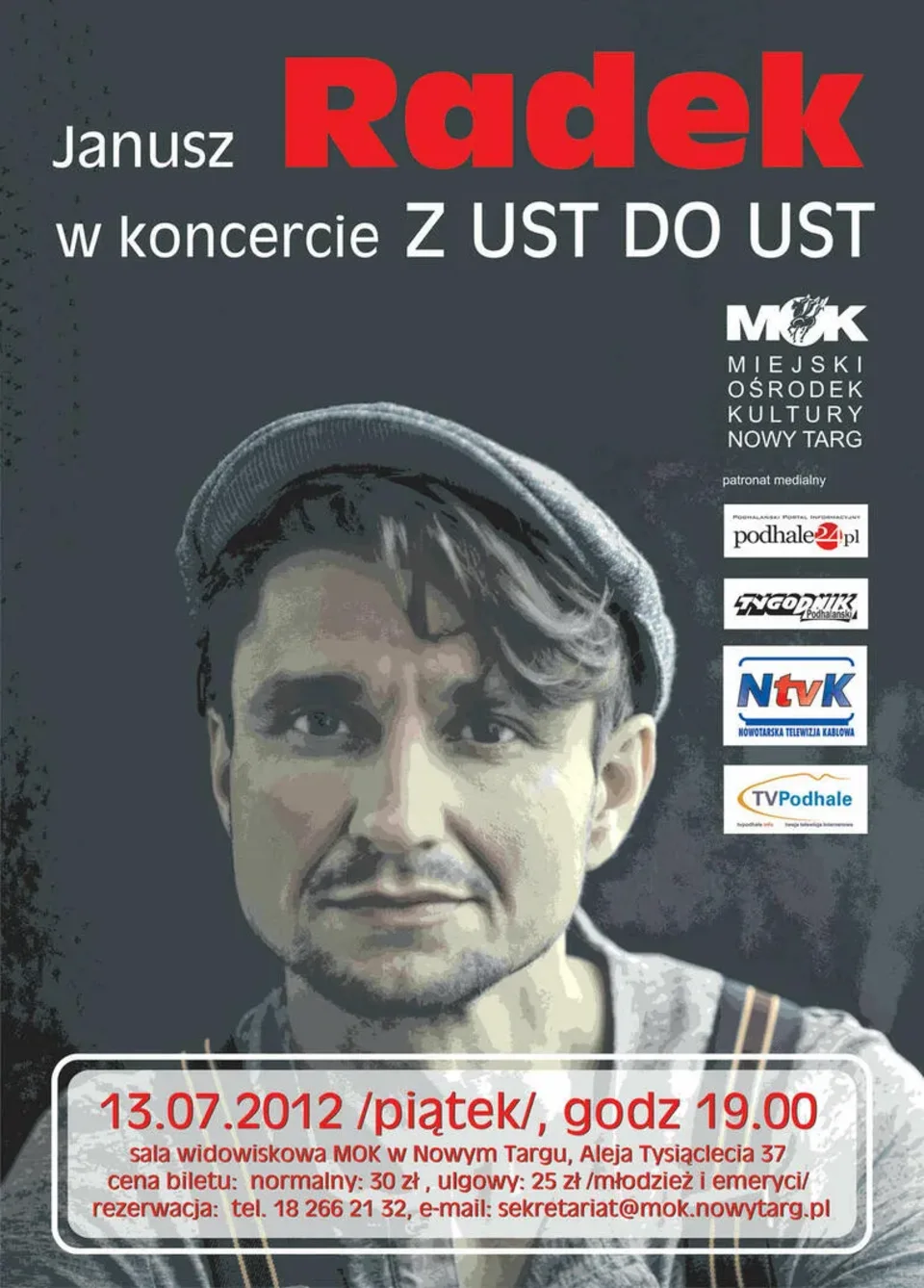 Janusz Radek w koncercie Z ust do ust