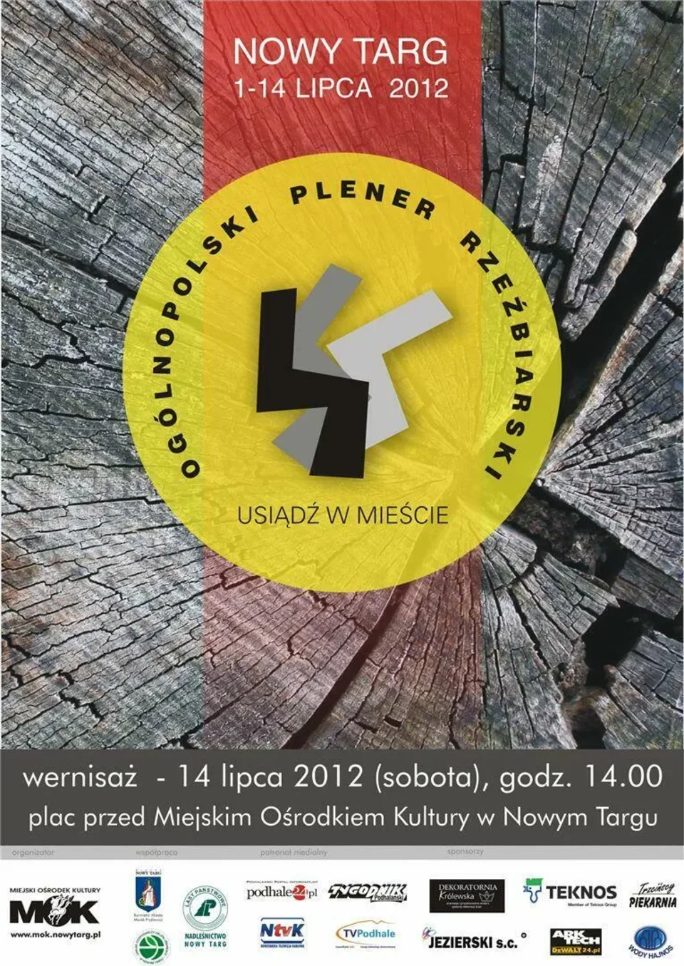III Ogólnopolski Plener Rzeźbiarski - Usiądź w mieście – Nowy Targ 1-14 lipca 2012