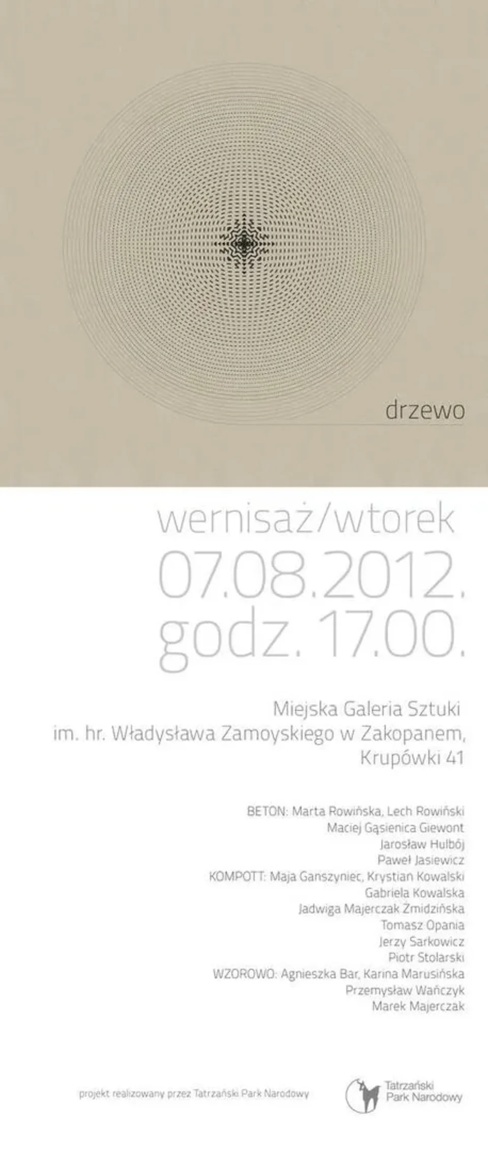Otwarcie wystawy pt. „Drzewo"