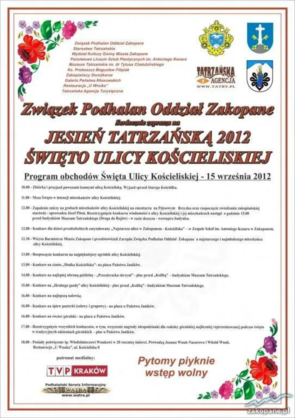 Święto ulicy Kościeliskiej