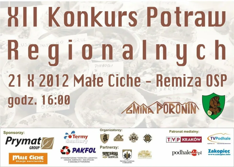 XII Konkurs Potraw Regionalnych