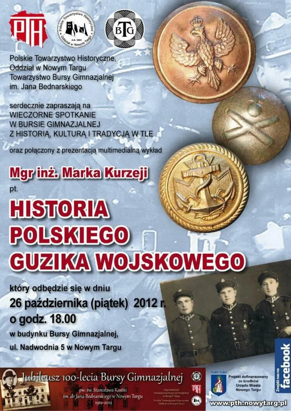 Wykład pt. HISTORIA POLSKIEGO GUZIKA WOJSKOWEGO