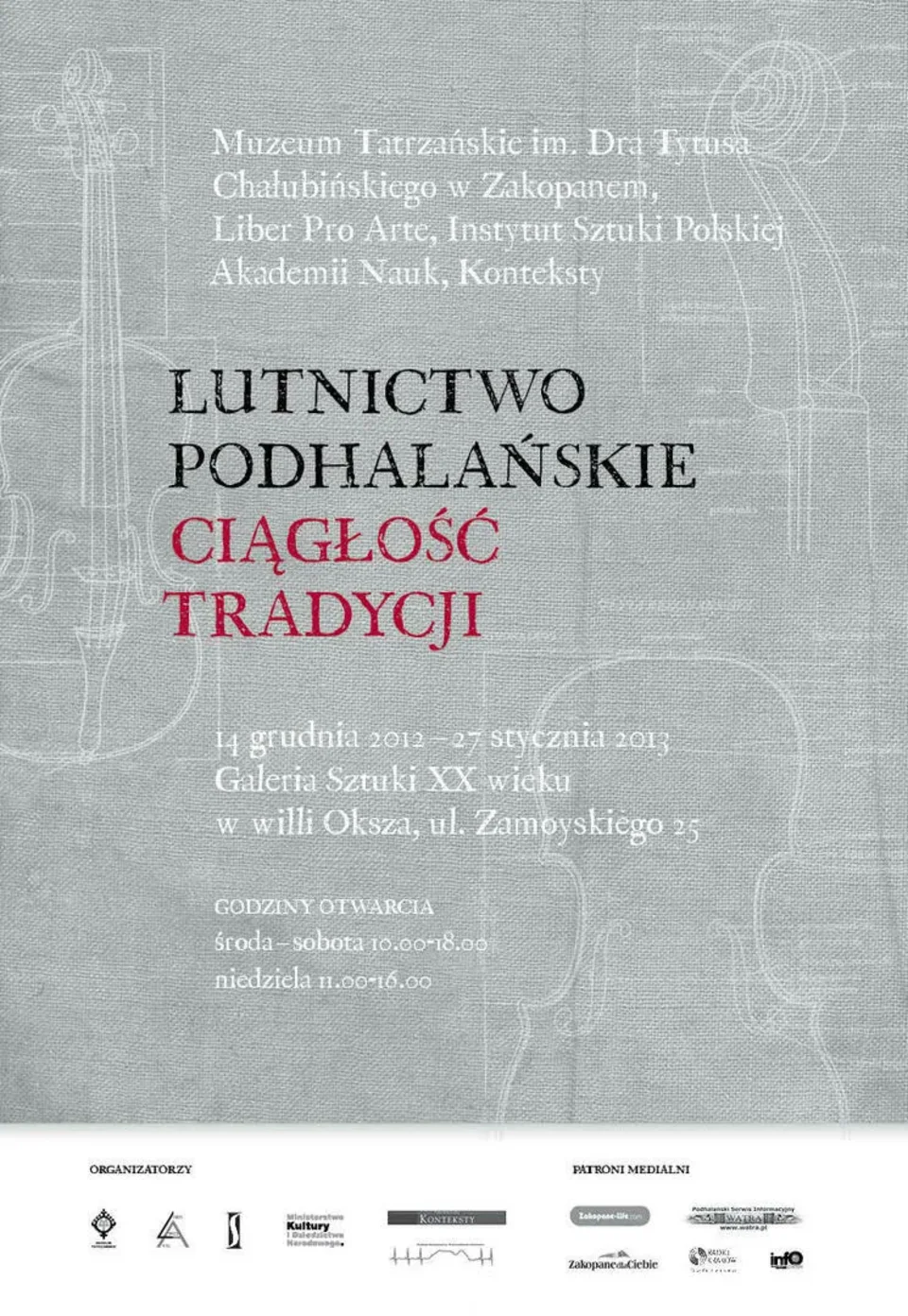 LUTNICTWO PODHALAŃSKIE – CIĄGŁOŚĆ TRADYCJI
