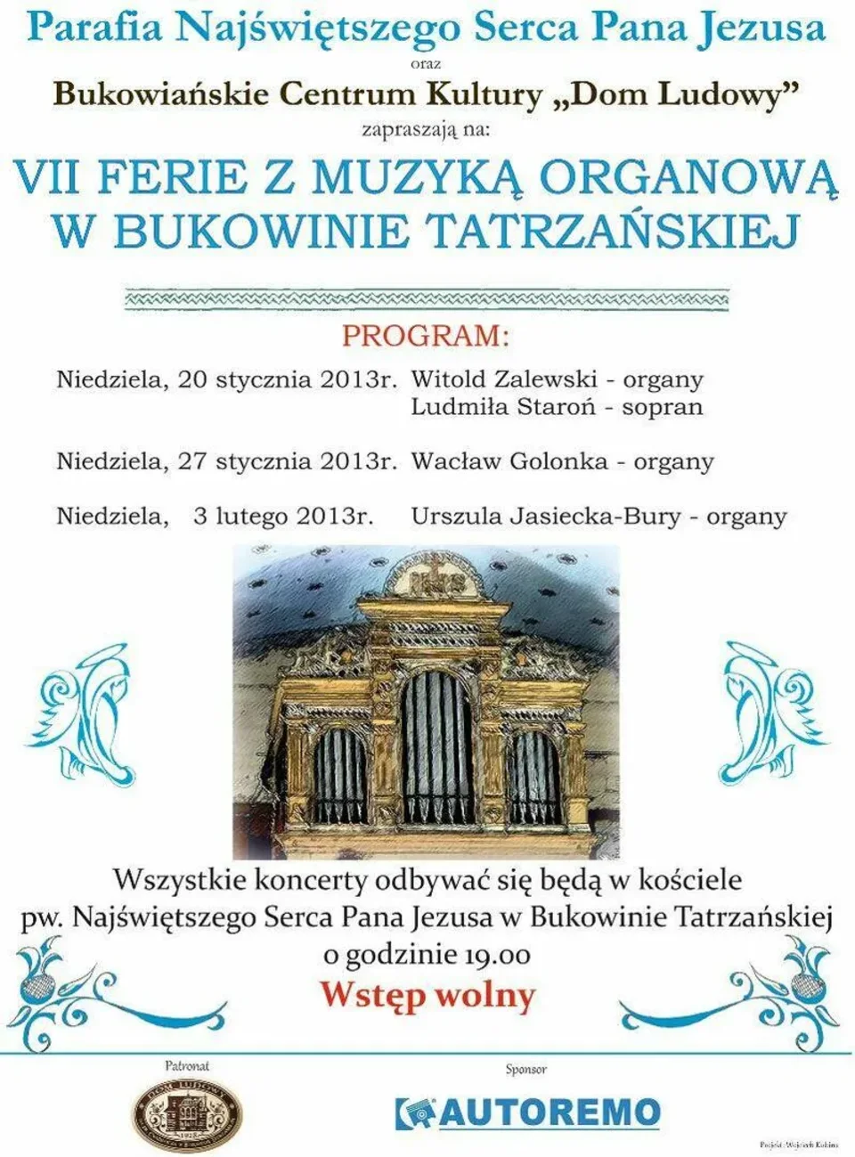 VII FERIE Z MUZYKĄ ORGANOWĄ