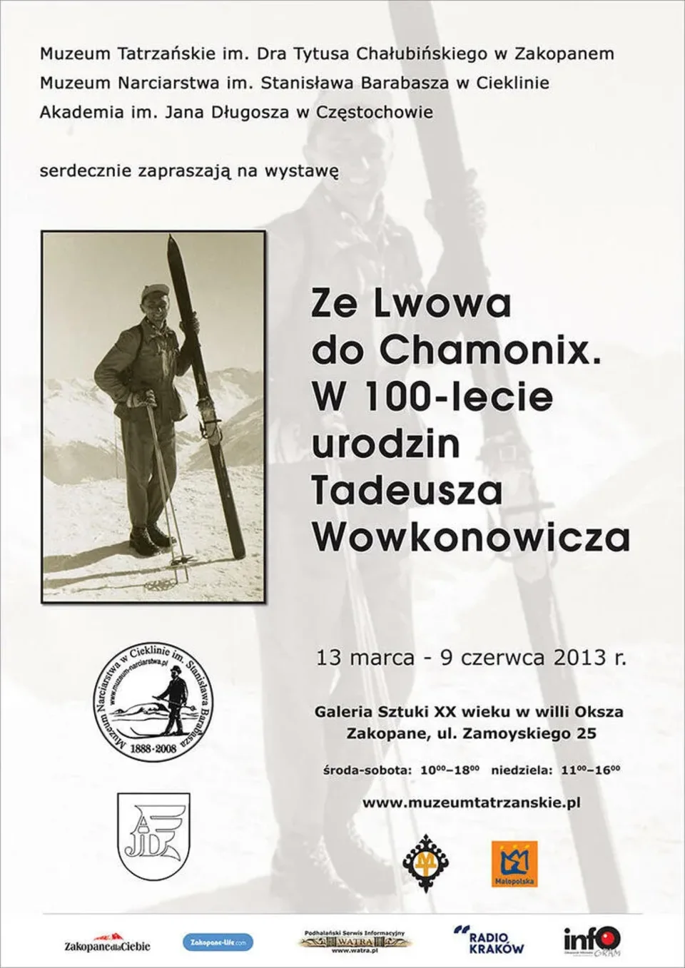 ZE LWOWA DO CHAMONIX. W 100-LECIE URODZIN TADEUSZA WOWKONOWICZA