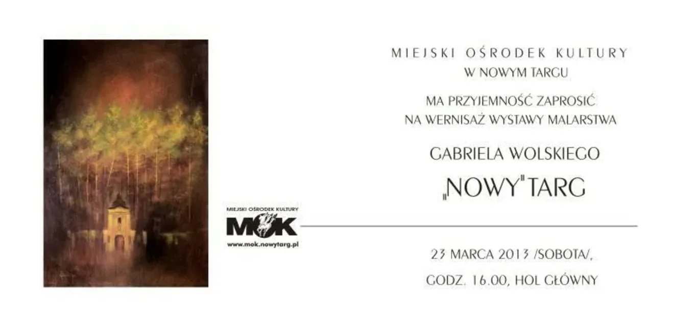 „Nowy” Targ – wystawa Gabriela Wolskiego