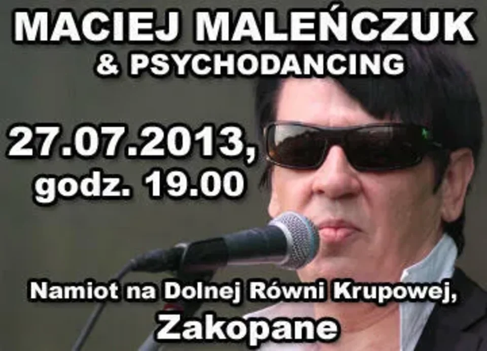 Koncert MACIEJ MALEŃCZUK & PSYCHODANCING