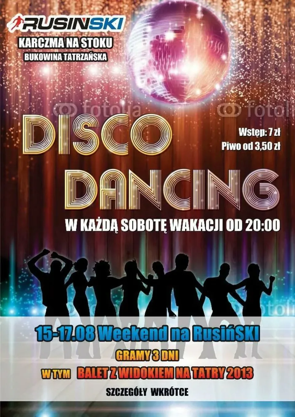 DISCO DANCING na stoku narciarskim Rusiń-Ski