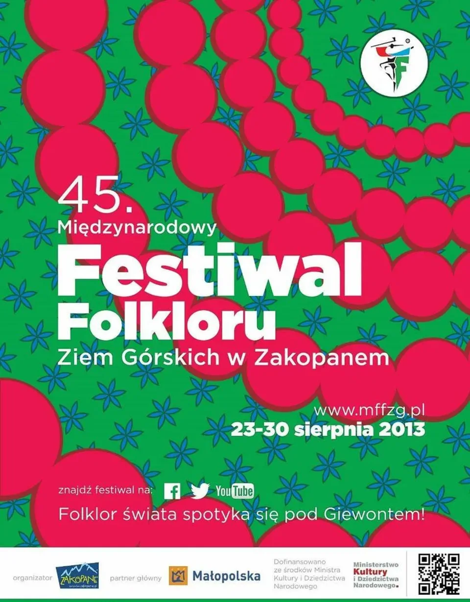 45. Międzynarodowy Festiwal Folkloru Ziem Górskich w Zakopanem