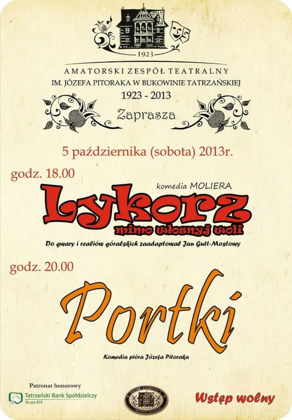 Jubileuszowe obchody 90-lecia działalności Amatorskiego Zespołu Teatralnego