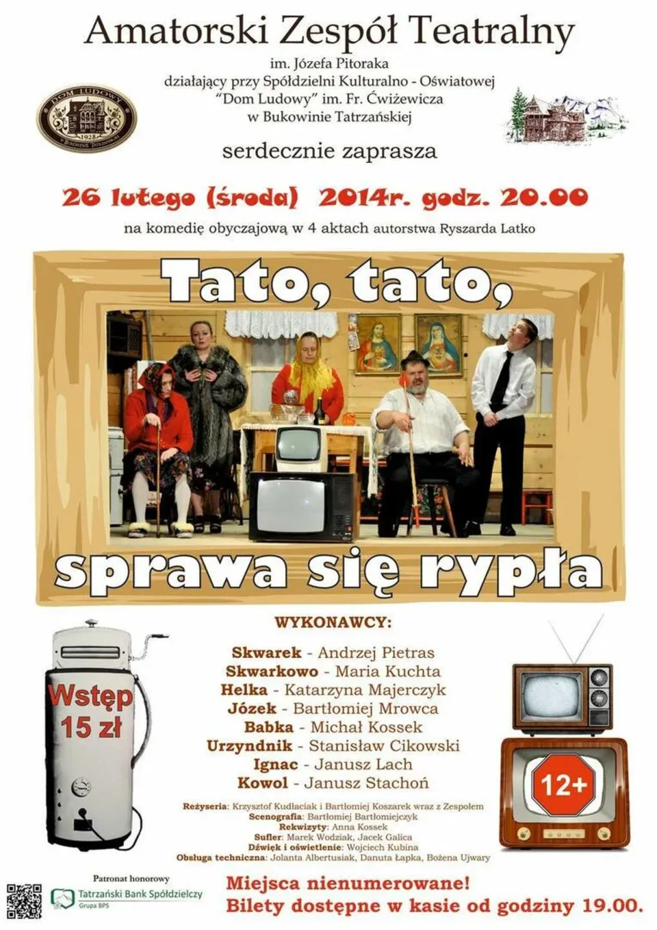 Komedia obyczajowa "Tato, tato, sprawa się rypła"