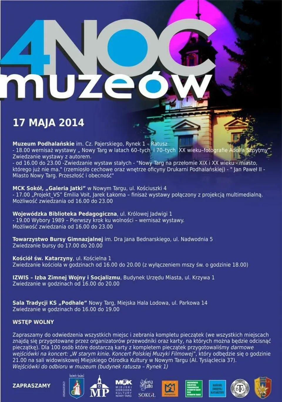4 Noc Muzeów w Nowym Targu