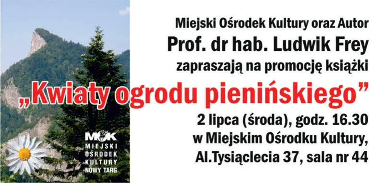 Kwiaty ogrodu pienińskiego