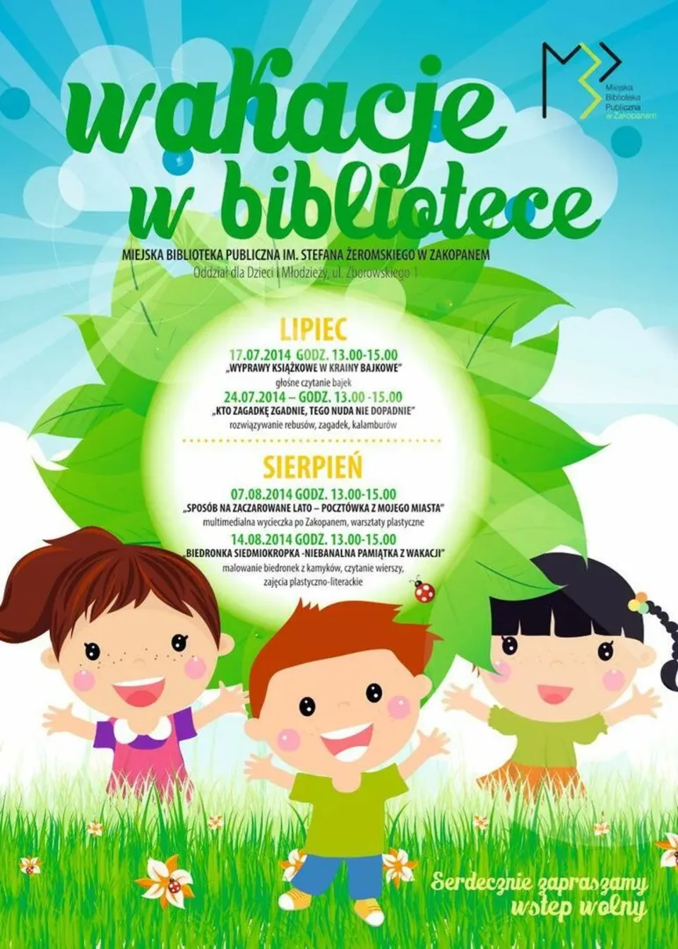 Wakacje w Bibliotece
