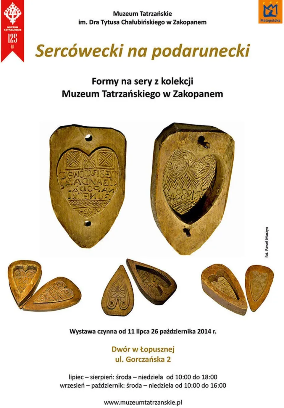 WYSTAWA „SERCÓWECKI NA PODARUNECKI. FORMY NA SERY Z KOLEKCJI MUZEUM TATRZAŃSKIEGO W ZAKOPANEM”