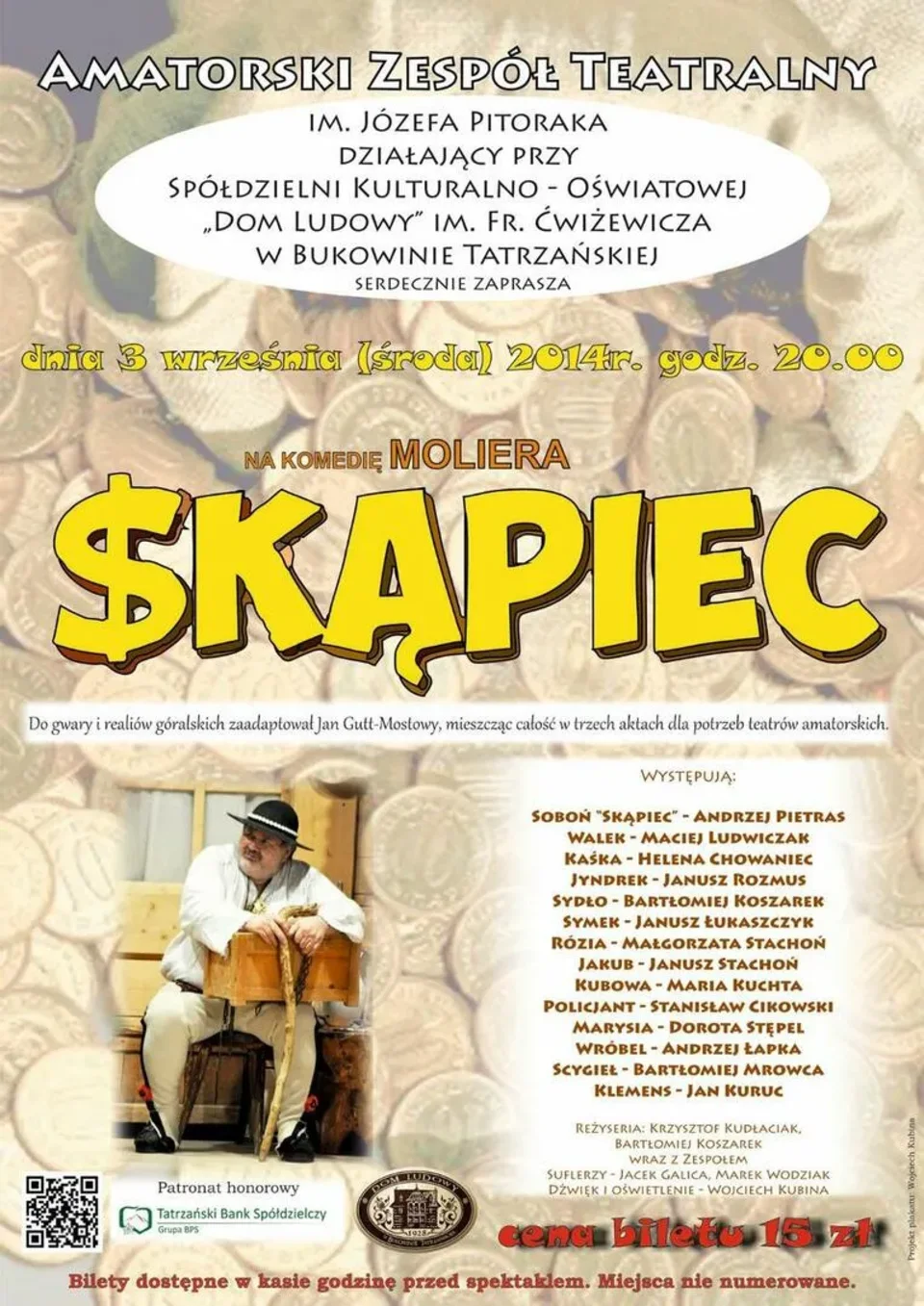 Sztuka teatralna pt. „Skąpiec”